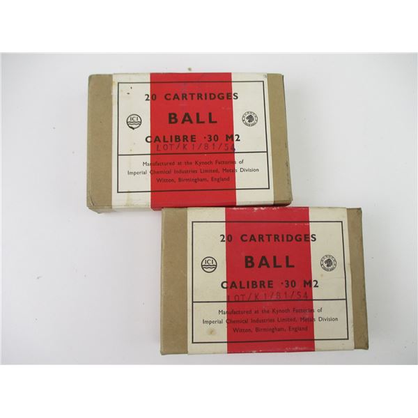 KYNOCH .30 M2 MILITARY AMMO