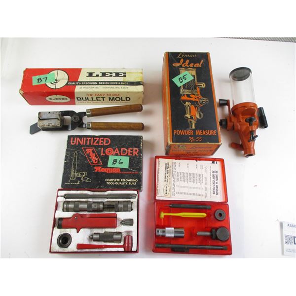 ASSORTED RELOADING TOOLS LOT