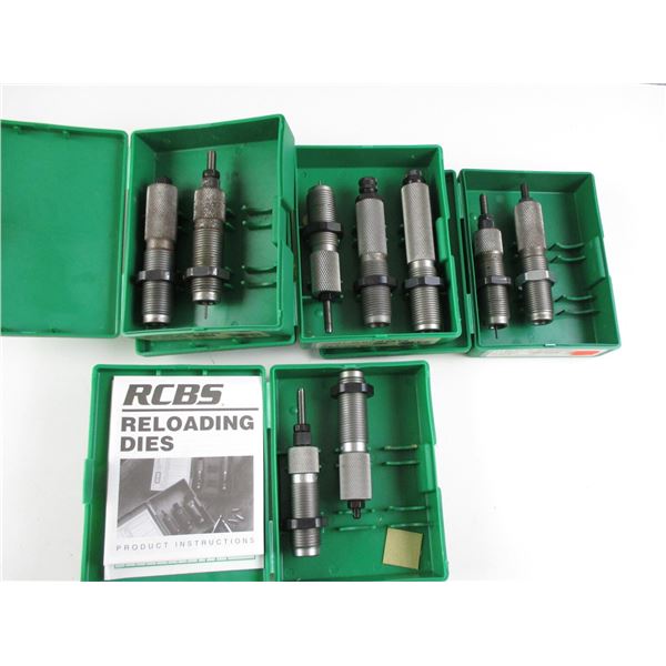 ASSORTED RCBS RELOADING DIE LOT