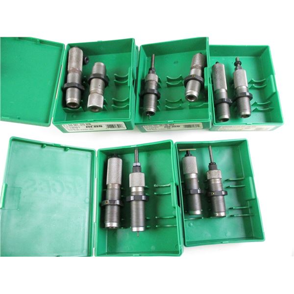 ASSORTED RCBS RELOADING DIE LOT