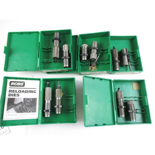 ASSORTED RCBS RELOADING DIE LOT