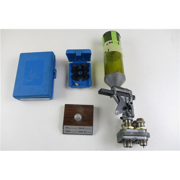 DILLON POWDER MEASURE AND DIE LOT