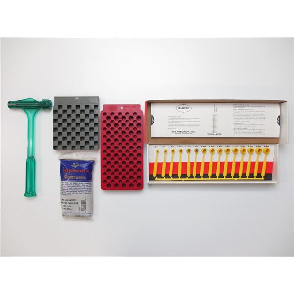 ASSORTED BRASS AND RELOADING LOT