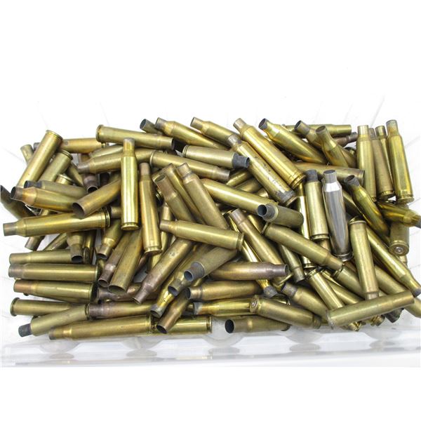 ASSORTED NON PRIMED RIFLE BRASS CASES