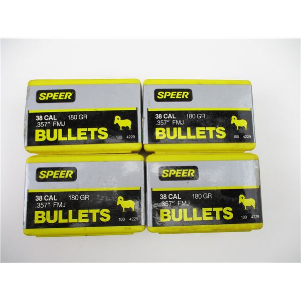 38 CAL BULLET LOT