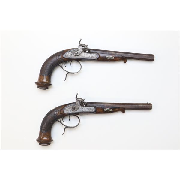 PAIR OF FRIESE,C , MODEL: DUELLING PISTOLS  , CALIBER: 50 CAL PERC