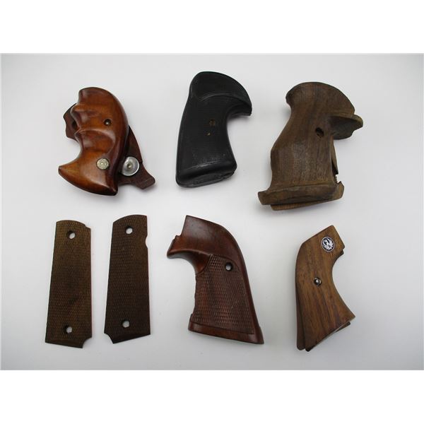 ASSORTED REVOLVER & 1911 GRIPS GRIPS