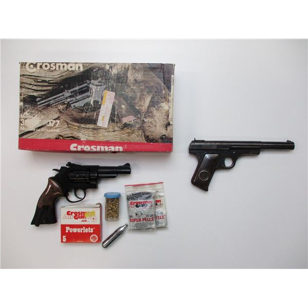 CROSMAN 38C PELLET REVOLVER ETC
