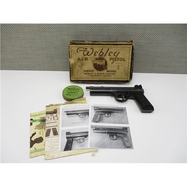 THE WEBLEY TARGET MODEL PELLET PISTOL