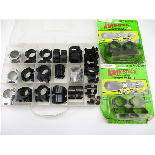 ASSORTED SCOPE RINGS