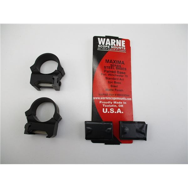 WARNE 1" SCOPE RINGS & BASES