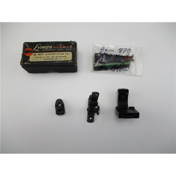 ASSORTED RIFLE PEEP SIGHTS ETC