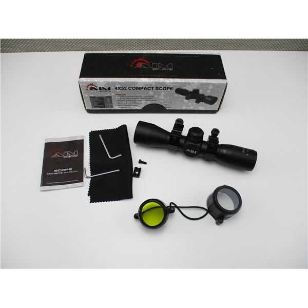 AIM SPORTS 4X 32 RIFLE SCOPE