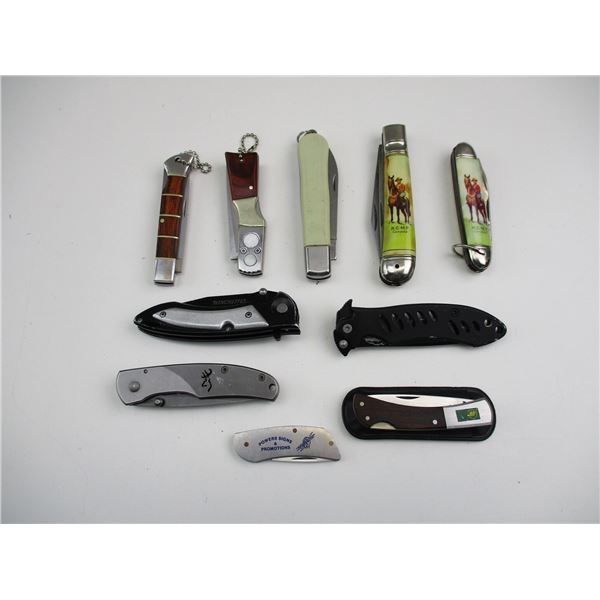 ASSORTED FOLDING POCKET KNIVES