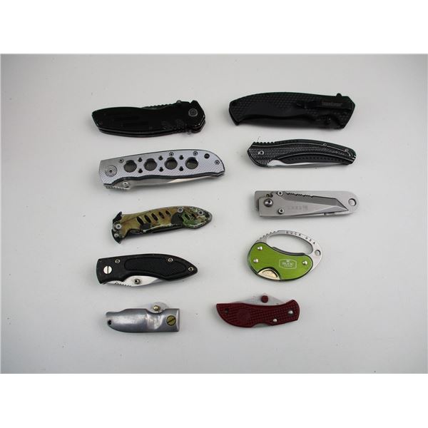 ASSORTED FOLDING POCKET KNIVES