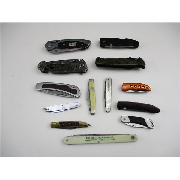 ASSORTED FOLDING POCKET KNIVES