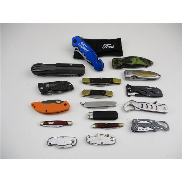ASSORTED FOLDING POCKET KNIVES