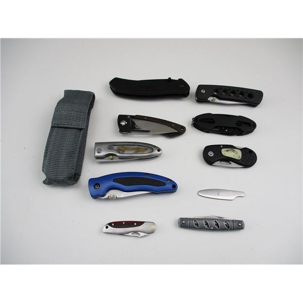 ASSORTED FOLDING POCKET KNIVES