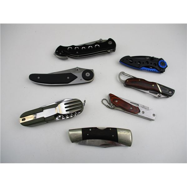 ASSORTED FOLDING POCKET KNIVES