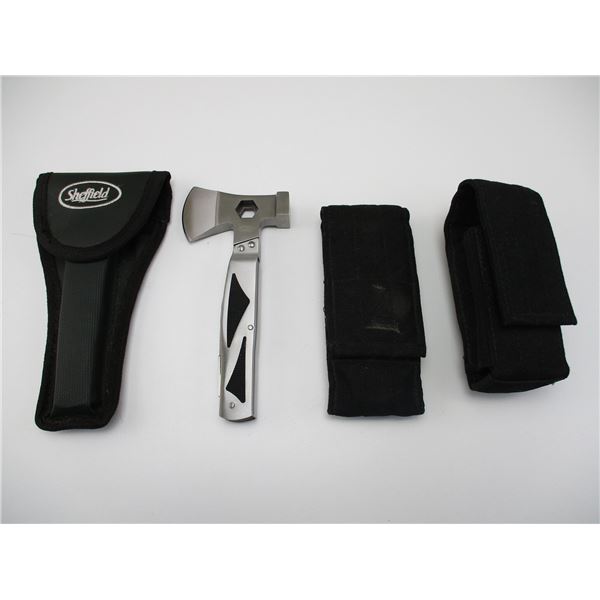 SHEFFIELD TOOL + POUCHES