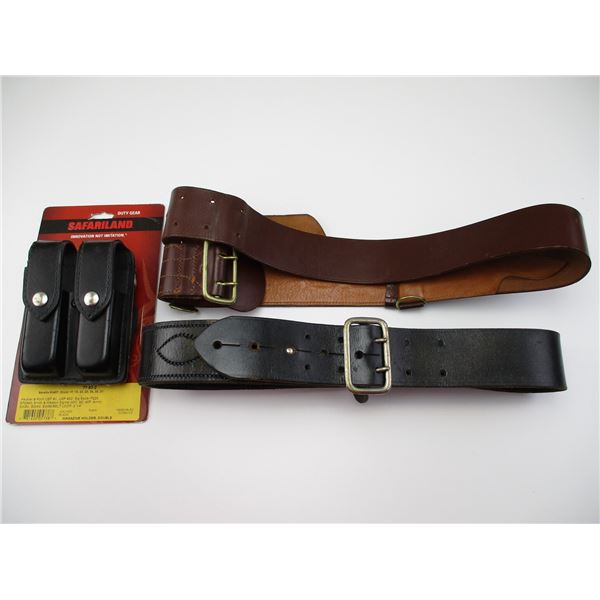 ASSORTED LEATHER BELTS