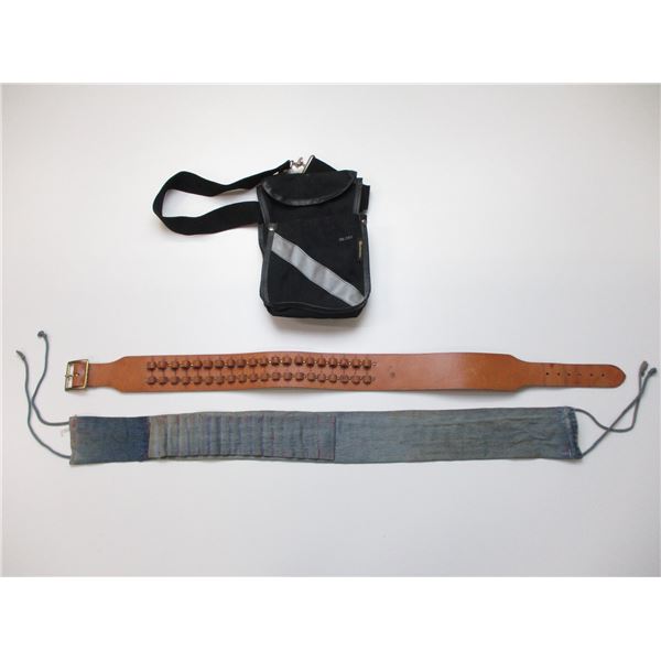 LEATHER AMMO BELT ETC