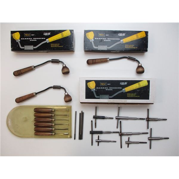 STOCK & BARREL BEDDING TOOLS LOT