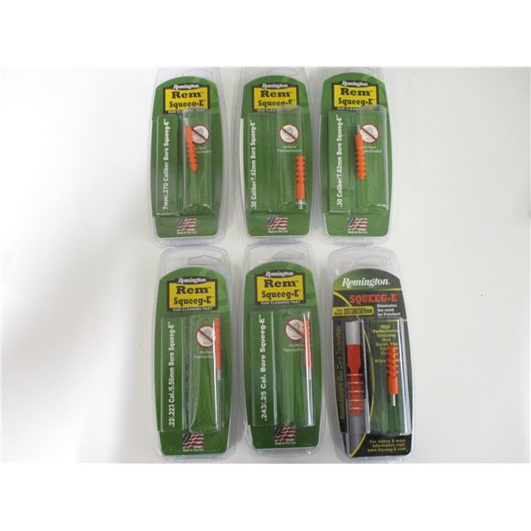 ASSORTED REMINGTON BORE SQUEEG-E THREADED TIPS