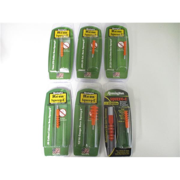 ASSORTED REMINGTON BORE SQUEEG-E THREADED TIPS