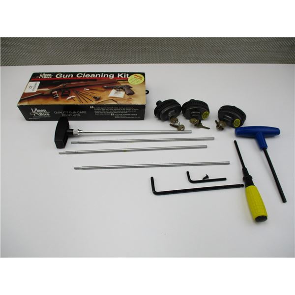 ASSORTED CLEANING RODS ETC