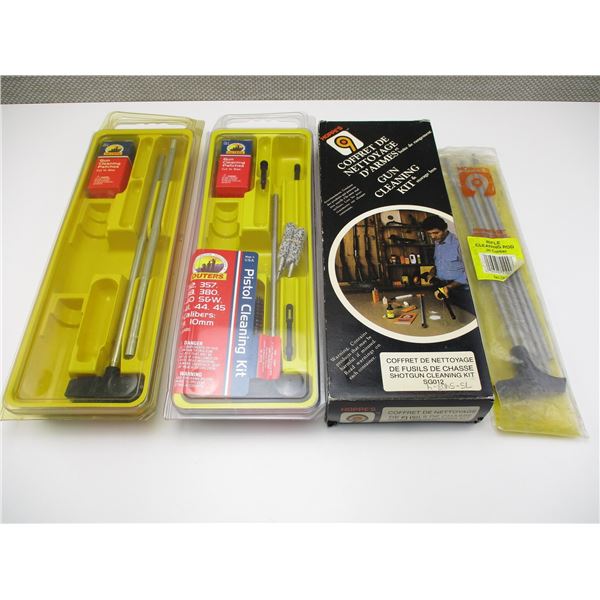 ASSORTED RIFLE CLEANING KITS ETC