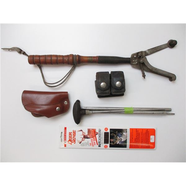 VINTAGE CLAY BIRD THROWER ETC