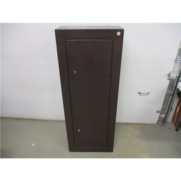 BROWN METAL GUN SAFE