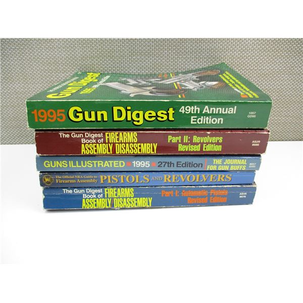 ASSORTED GUN DIGEST & ASSEMBLY BOOKS