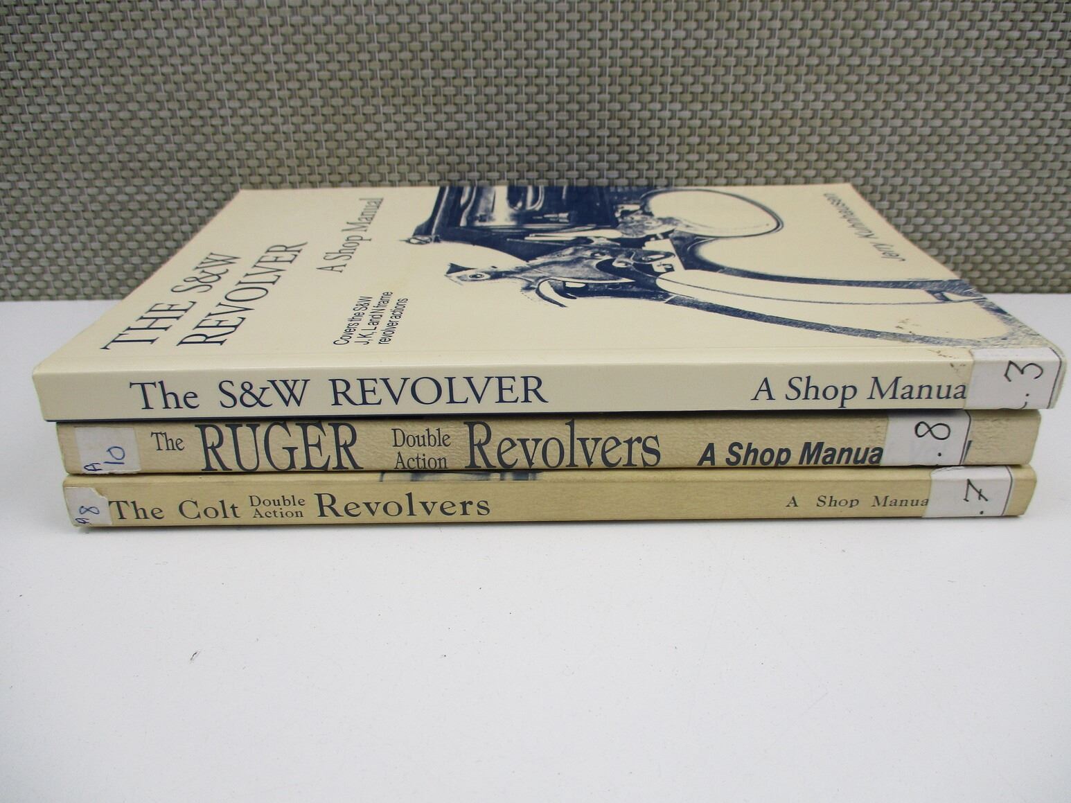 A SHOT MANUAL REVOLVER BOOKS