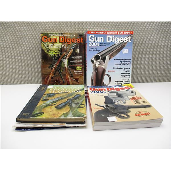 ASSORTED GUN DIGEST BOOKS ETC