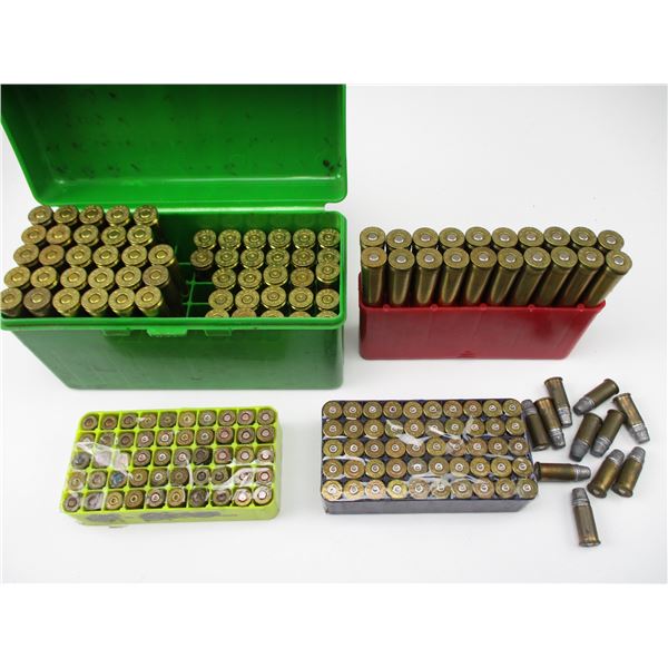 ASSORTED RELOADED & FACTORY AMMO LOT