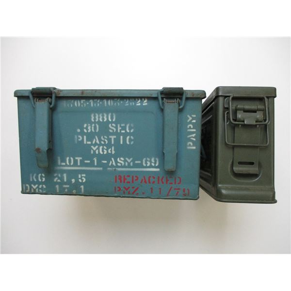METAL AMMO TINS