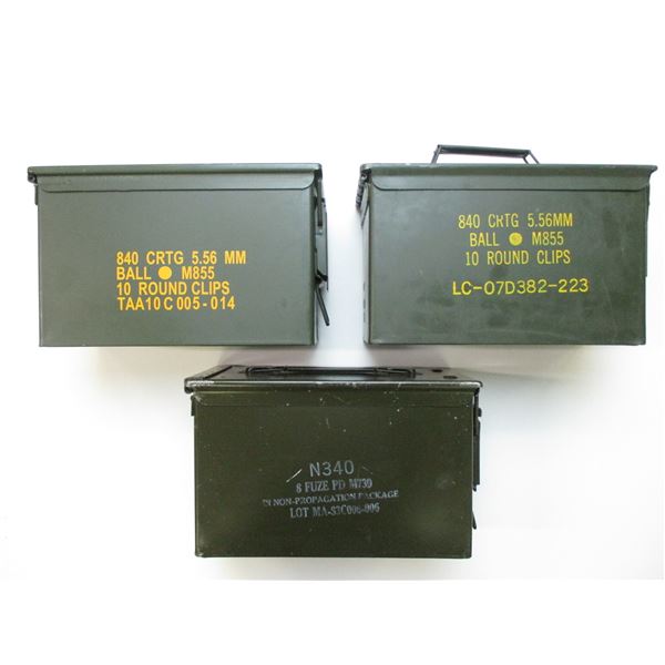 METAL AMMO TINS