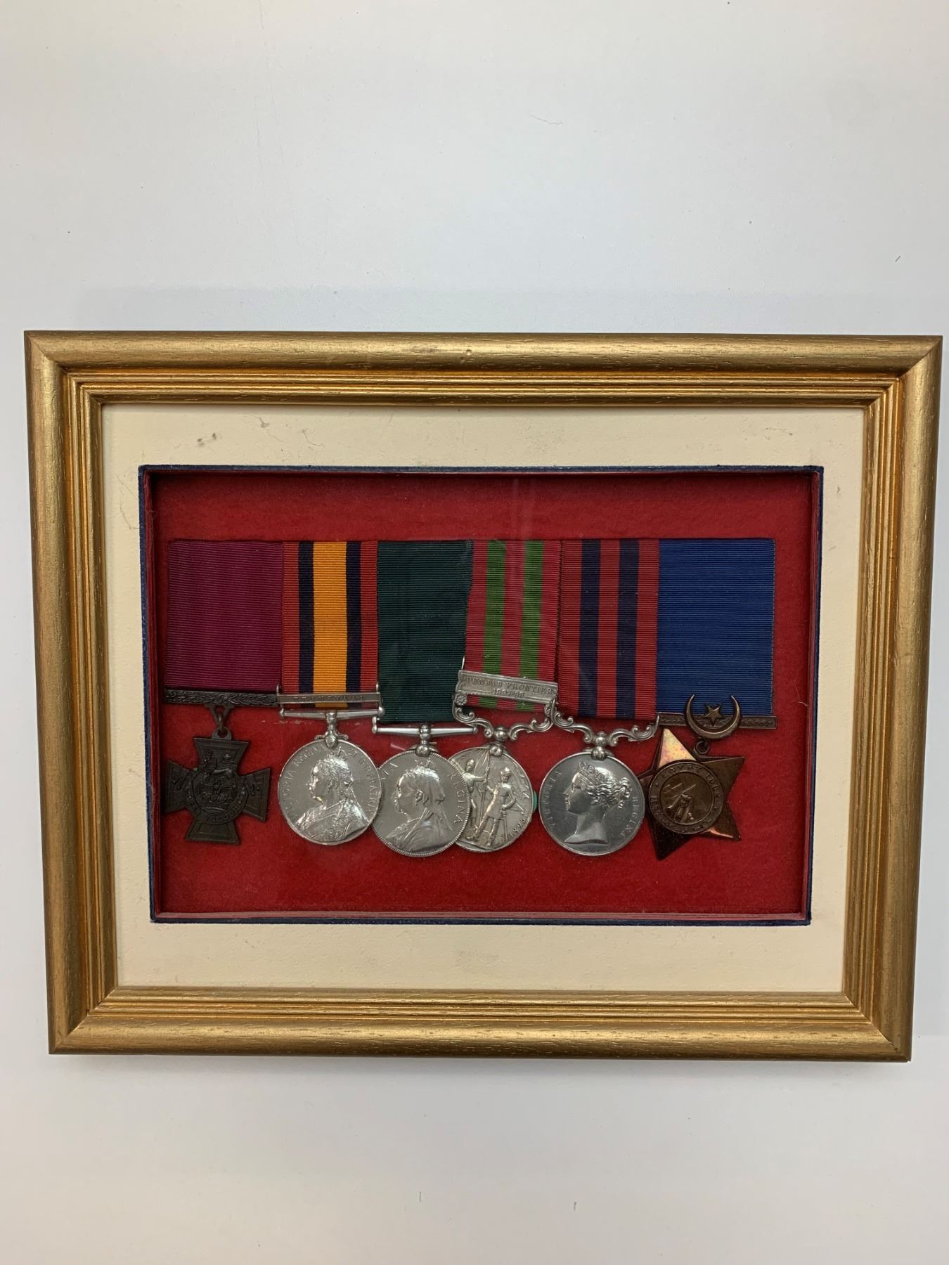 BRITISH MEDALS LOT WITH RIBBONS