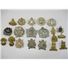 Image 1 : WWII CANADIAN CAP BADGE LOT