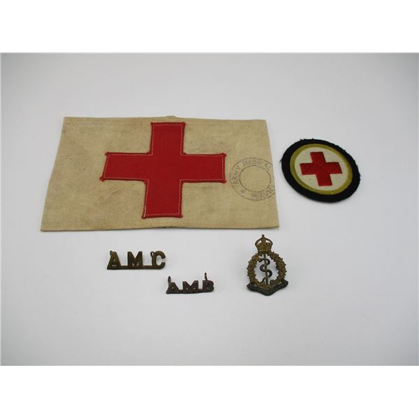 WWI BRITISH ARMY MEDICAL BADGES LOT