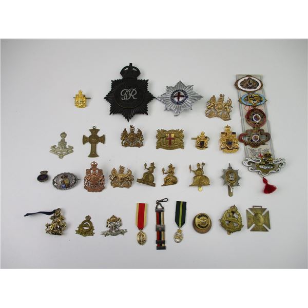 ASSORTED MILITARY/POLICE BADGE LOT