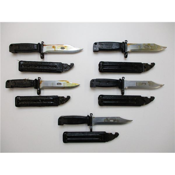 YUGOSLAVIAN AKM TYPE II BAYONET LOT