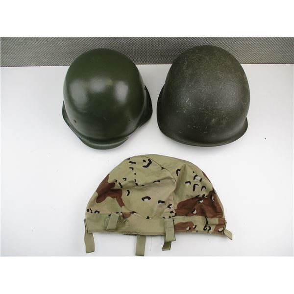 MILITARY HELMET LOT