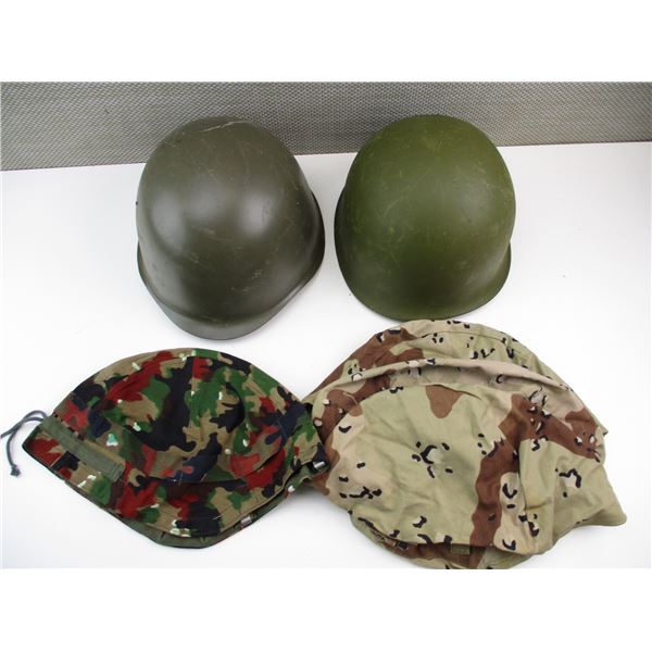 MILITARY HELMET LOT