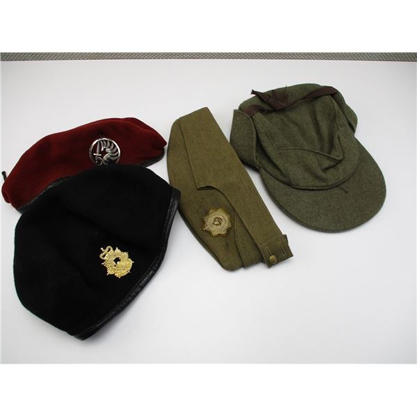 ASSORTED CANADIAN/FRENCH HATS LOT