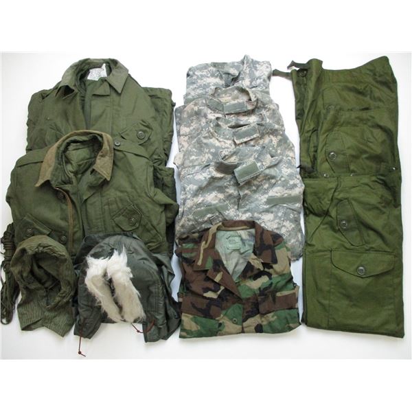 MILITARY CLOTHING LOT