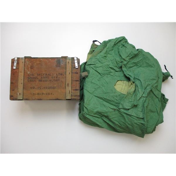 CANADIAN WOODEN AMMO CRATE