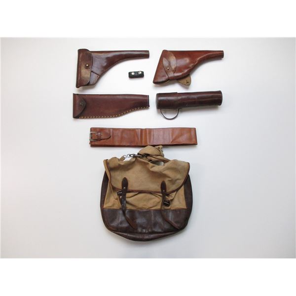 VINTAGE HOLSTER, SCOPE CASE, PACK ETC